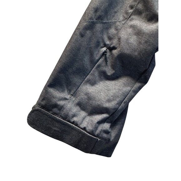 Sims Snowboarding Woman's Sz L Dark Gray Red Hooded Full Zip Ski Jacket - Picture 11 of 13